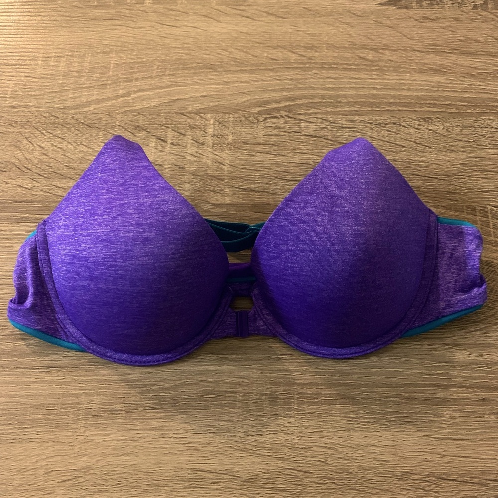 Victoria’s Secret Purple Racerback Semi-Demi Bra